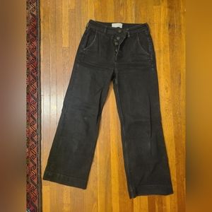 Everlane Wide Leg Black Denim